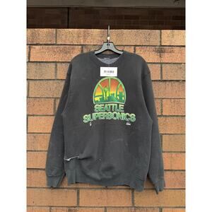 90s Seattle Supersonics Salem Sportswear Crewneck Sweatshirt Sonics Gary Payton